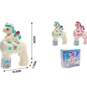Unicorn Pistola De Burbujas Automática Para Niños