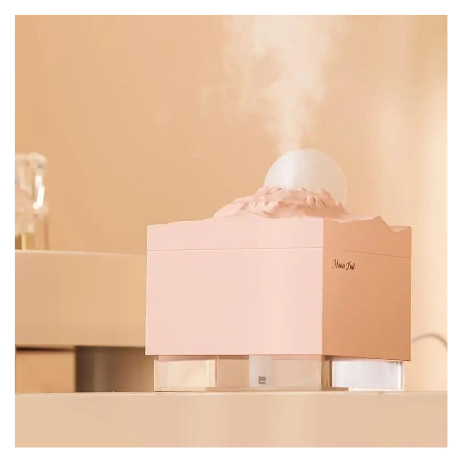 Humidificador Purificador De Aire Dise&ntilde;o Luna Rosa Hogar image number 3.0
