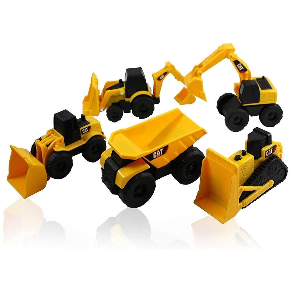 Juguete Set 5 Maquinas De Construccion Cat Infantil image number 0.0