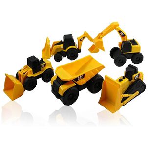 Juguete Set 5 Maquinas De Construccion Cat Infantil