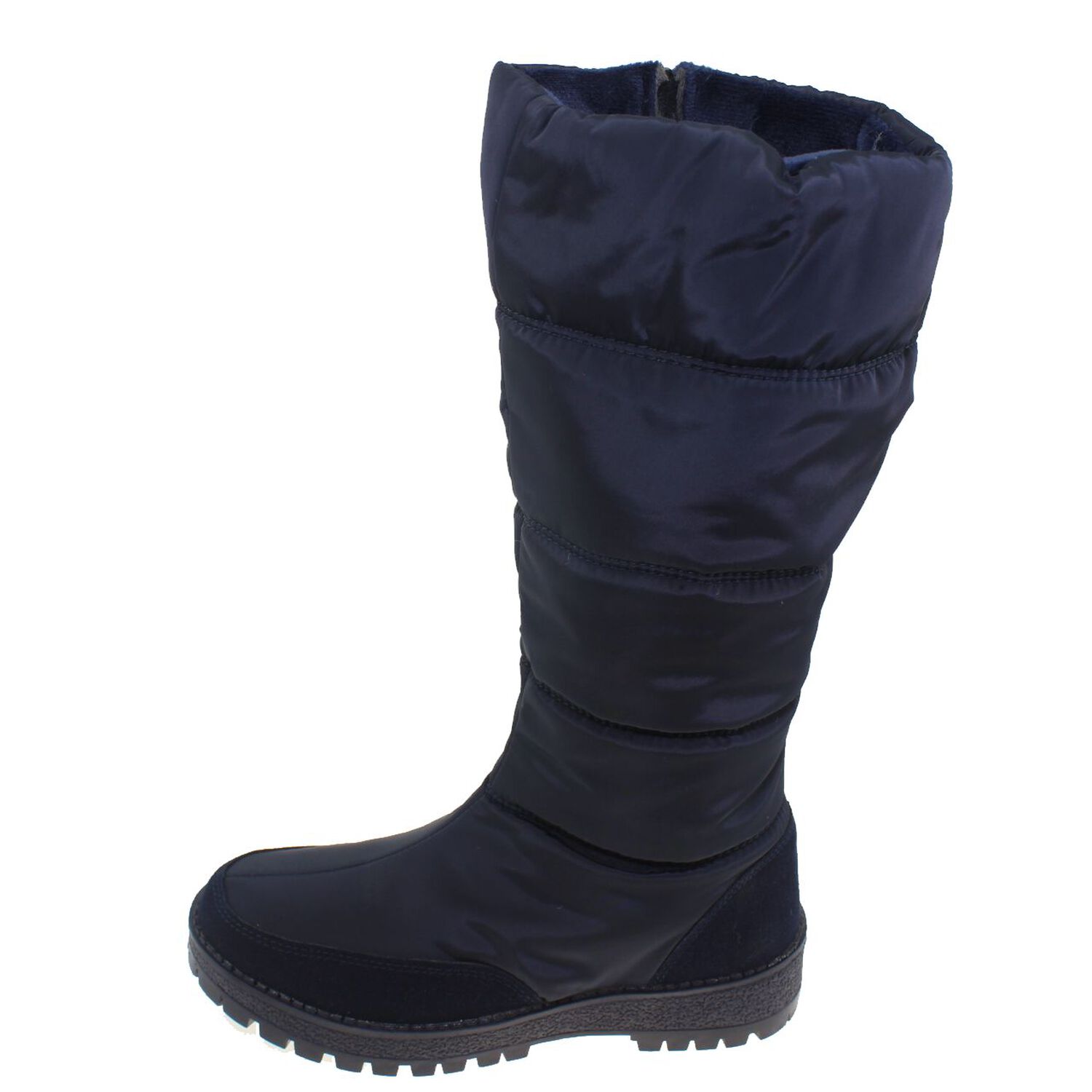 Bota Negra Forrada En Piel, Art. 5a552black / Via Franca image number 1.0