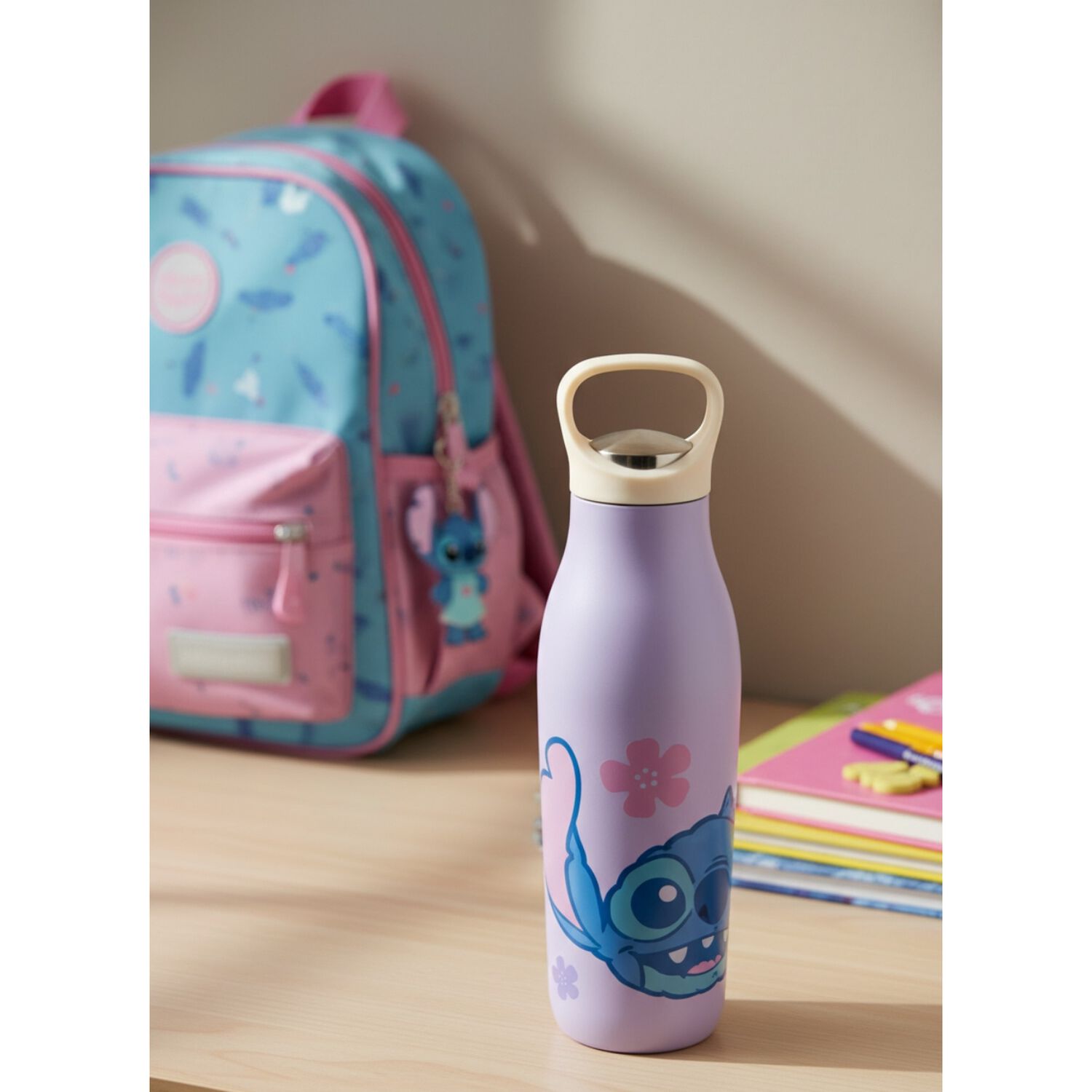 Botella T&eacute;rmica Disney Stitch 750 Ml Color Lila image number 2.0