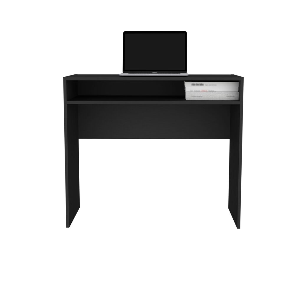 Combo Oficina New York 1 Escritorio Wengue + Silla Color Ergonomica Altura Ajustable image number 1.0