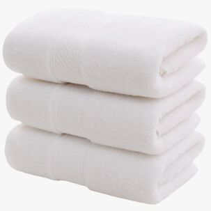 Set 4 Toallas Algodon Blancas