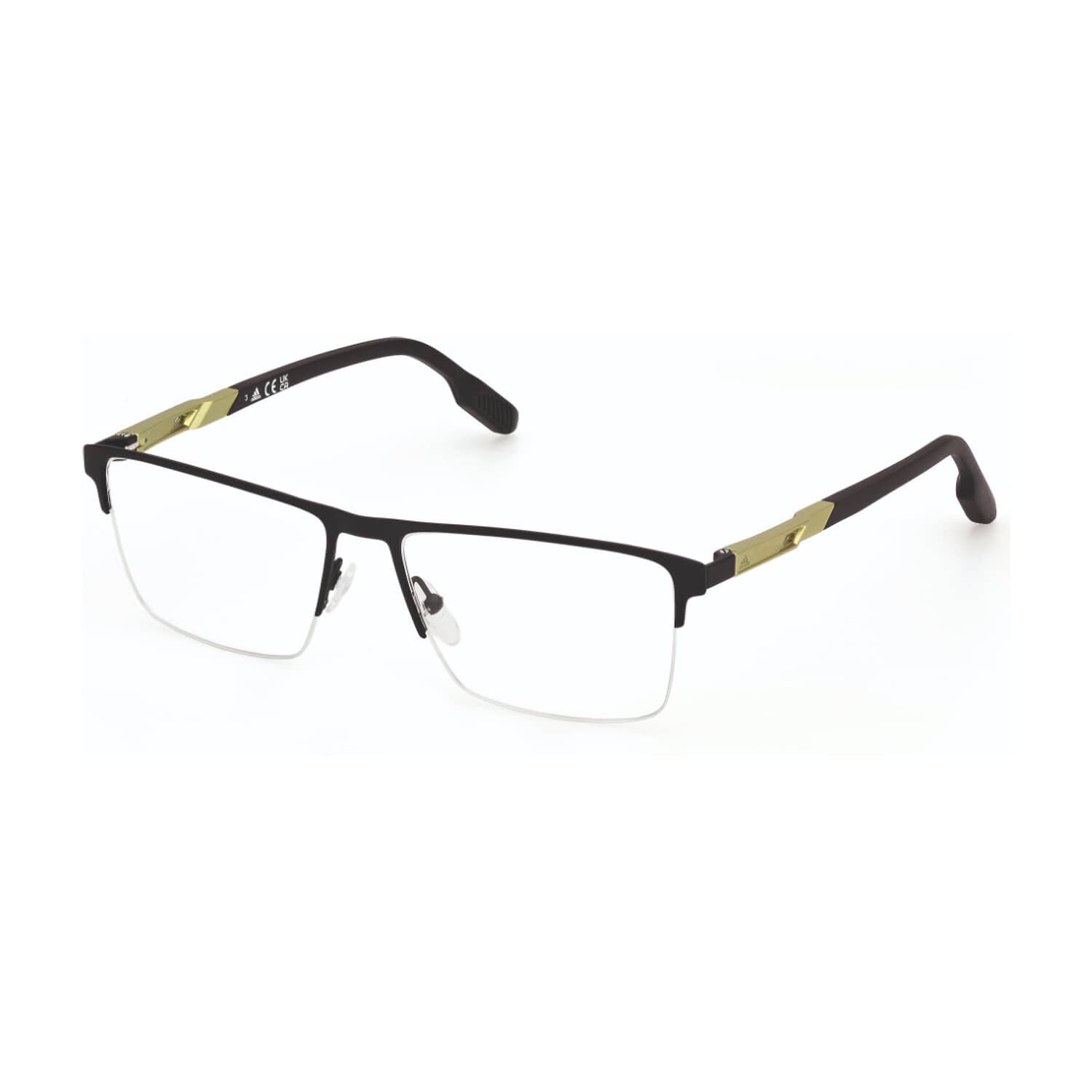 Lentes &Oacute;pticos Negro Mate Adidas Sport image number 1.0