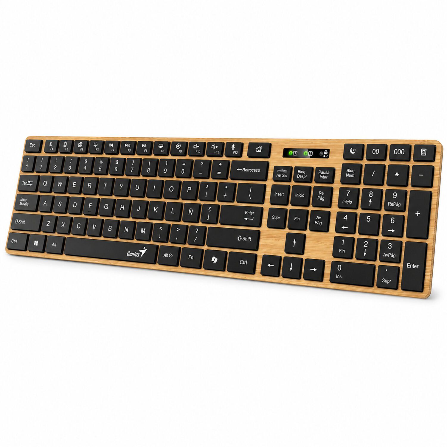 Teclado Dual Wireless Bluetooth + Usb 2g Slimstar Copilot Ai image number 2.0