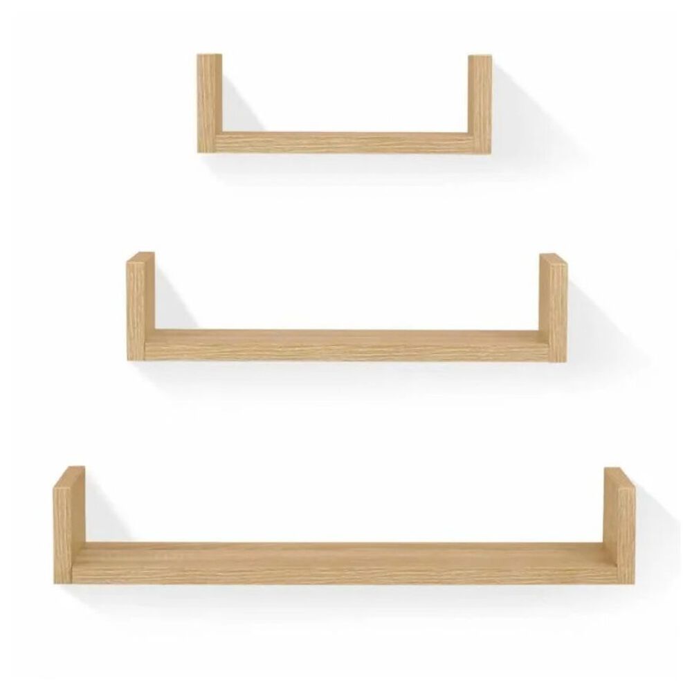 Set 3 Estantes Repisas Flotantes Decorativos Minimalistas image number 0.0