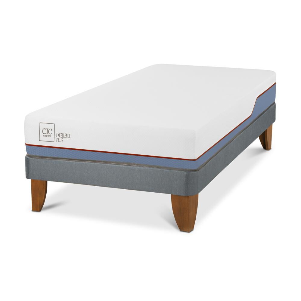 Cama Europea Cic Excellence Plus / 1.5 Plazas / Base Normal image number 1.0