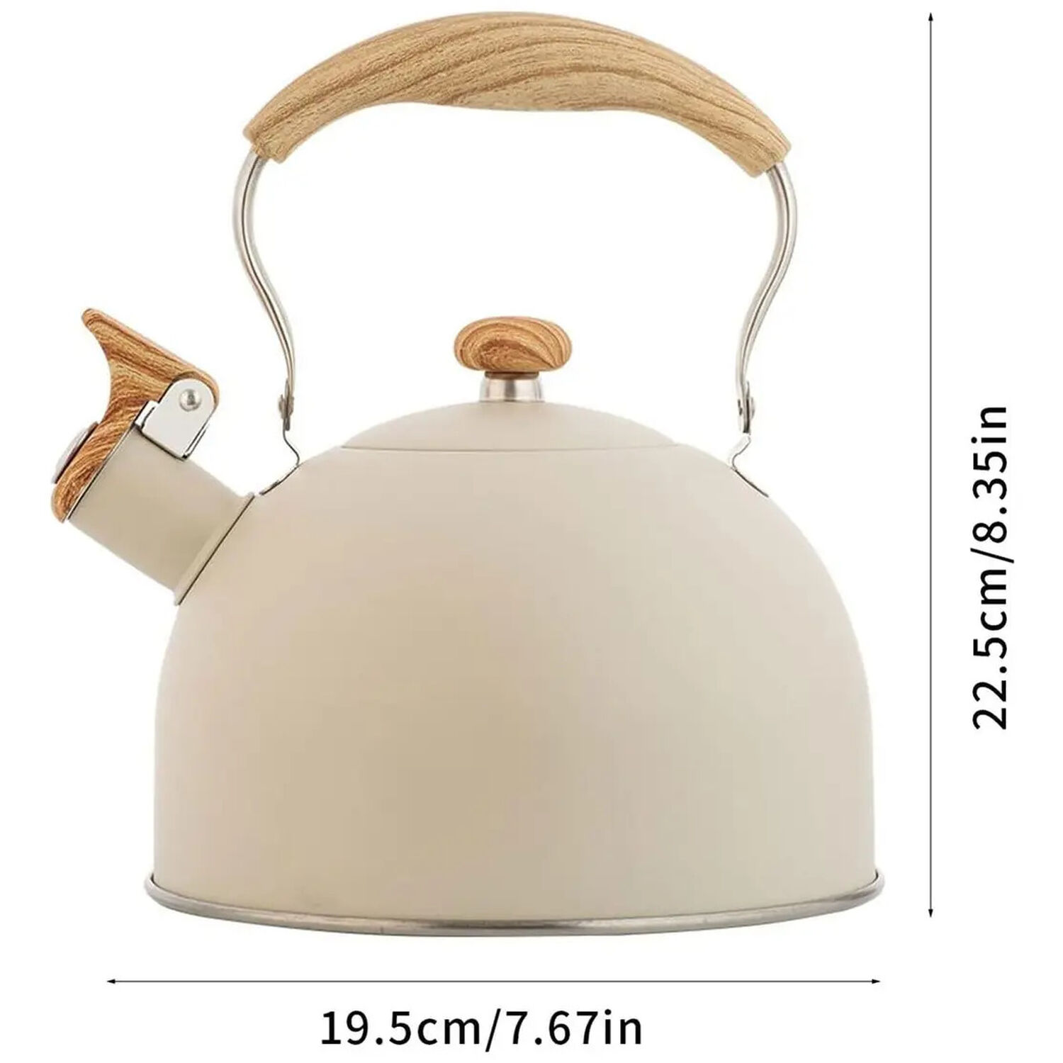 Tetera Acero Inoxidable Vintage Vitta 2.5l Beige image number 6.0