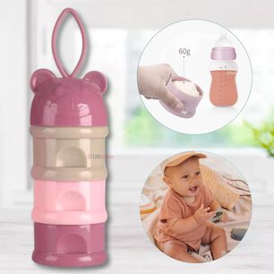Dispensador De Alimentos Port&aacute;til Multicapa Libre De Bpa Beb&eacute;s Ni&ntilde;a