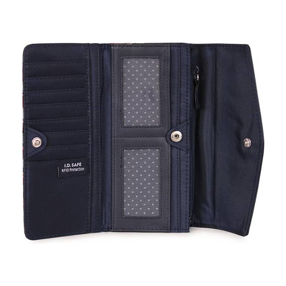 Billetera De Mujer Catar Negra Nautica image number 3.0