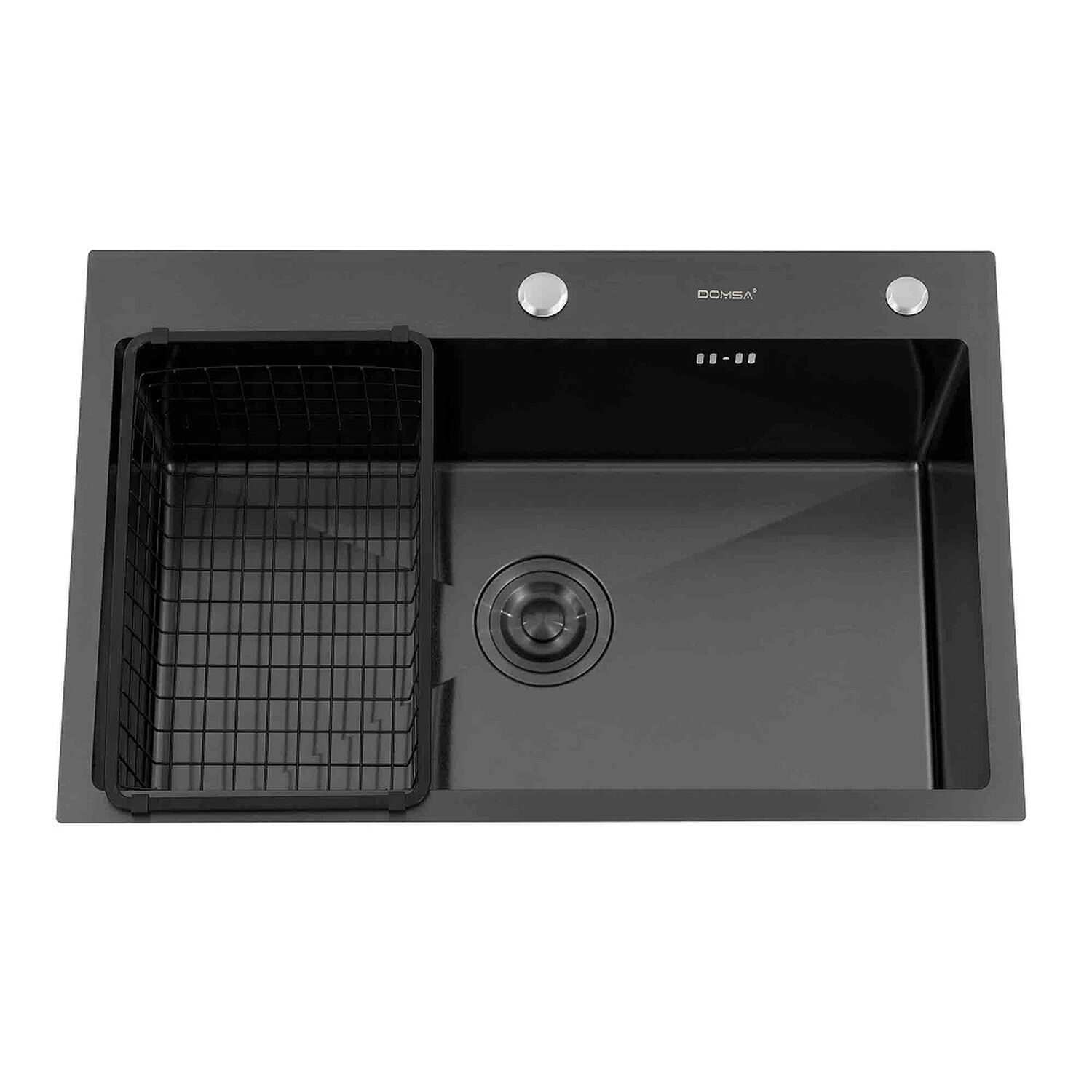 Lavaplatos Deluxe Sobre Cubierta Domsa Mds7046-black 70x46x22cm (incluye Accesorios) image number 0.0