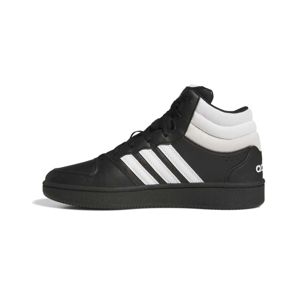Zapatilla Basketball Unisex Adidas Hoops Mid Classic Negro image number 2.0