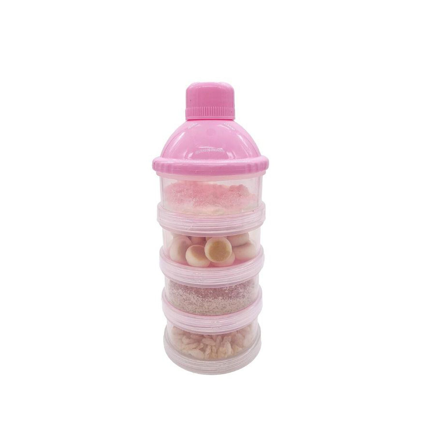 Dispensador Dosificador De Leche En Polvo Y Snacks Apilable Beb&eacute; 4 Niveles image number 0.0
