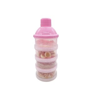 Dispensador Dosificador De Leche En Polvo Y Snacks Apilable Beb&eacute; 4 Niveles