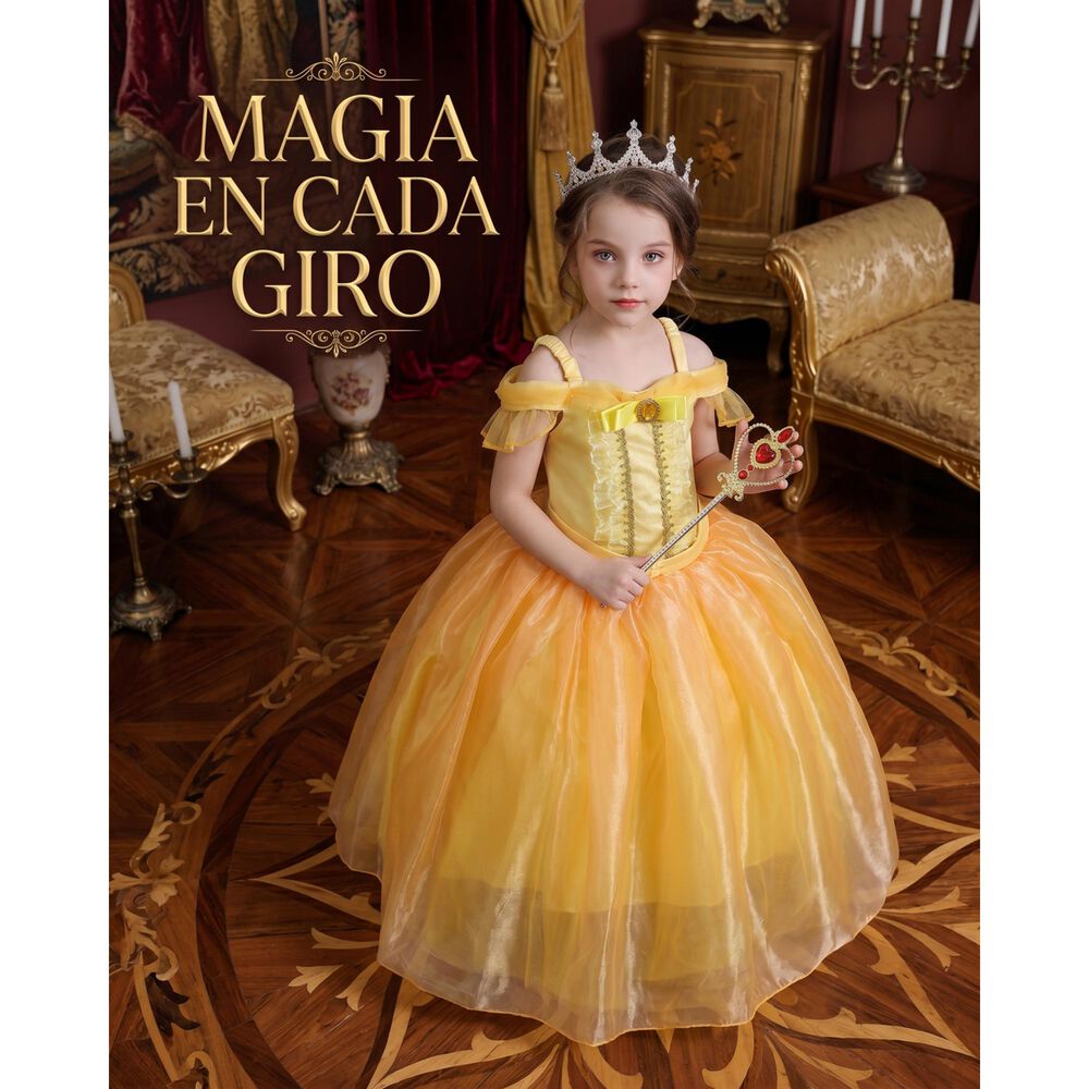 Disfraz Princesas Bella Ni&ntilde;a Disney La Bella Y La Bestia image number 5.0