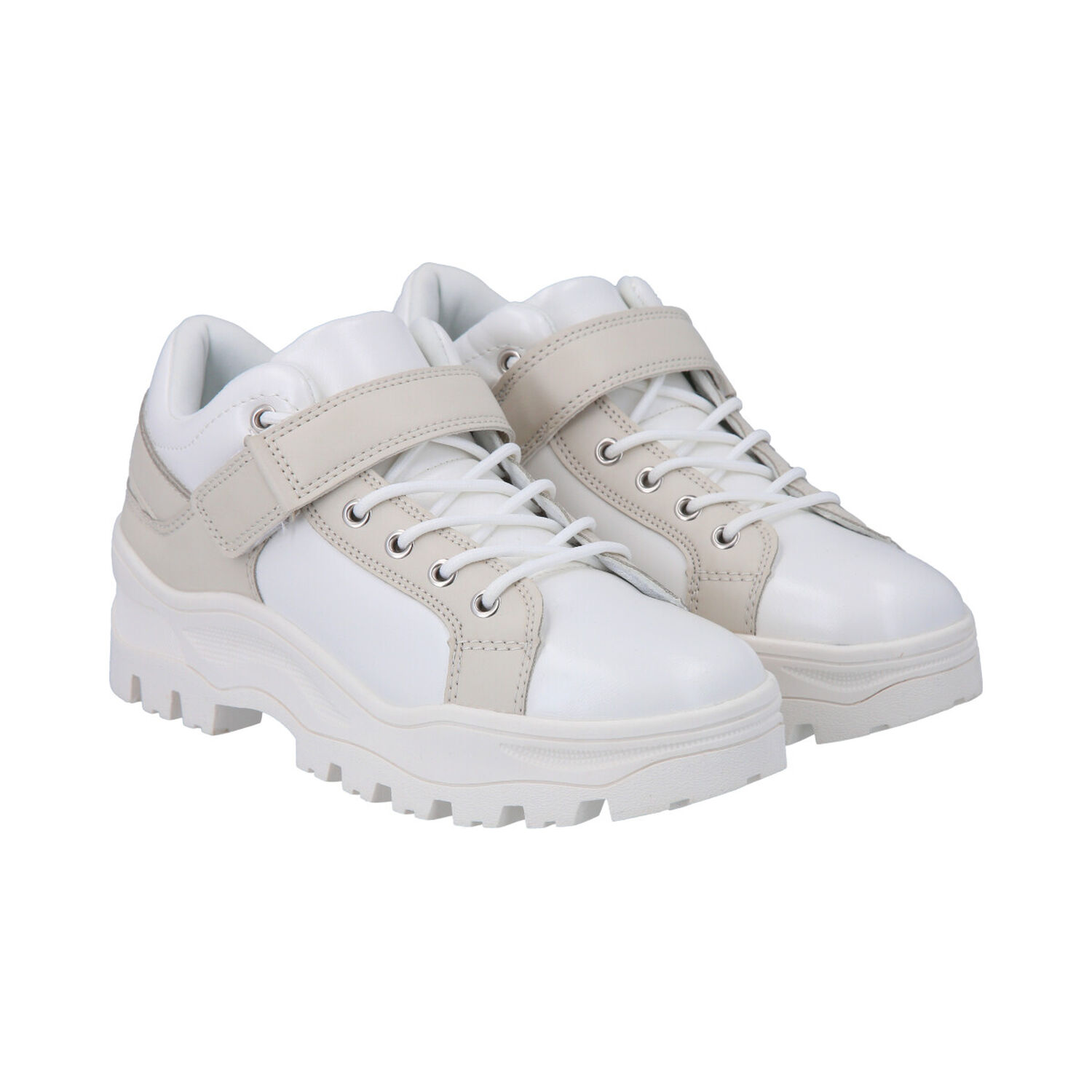Zapatilla Urbana Mujer Blanco Solid Police image number 3.0