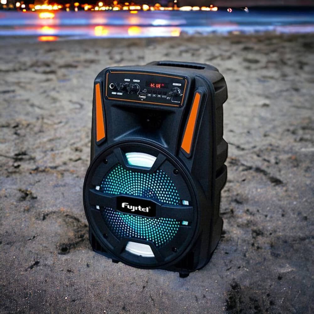 Parlante Karaoke Con Micr&oacute;fono Inal&aacute;mbrico Fujitel Bt8l1new image number 0.0
