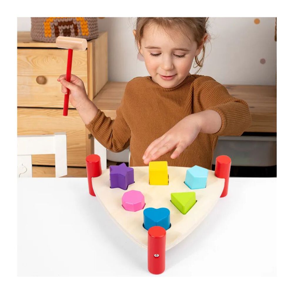 Juguete De Encaje Martillo De Figuras Geom&eacute;tricas image number 4.0
