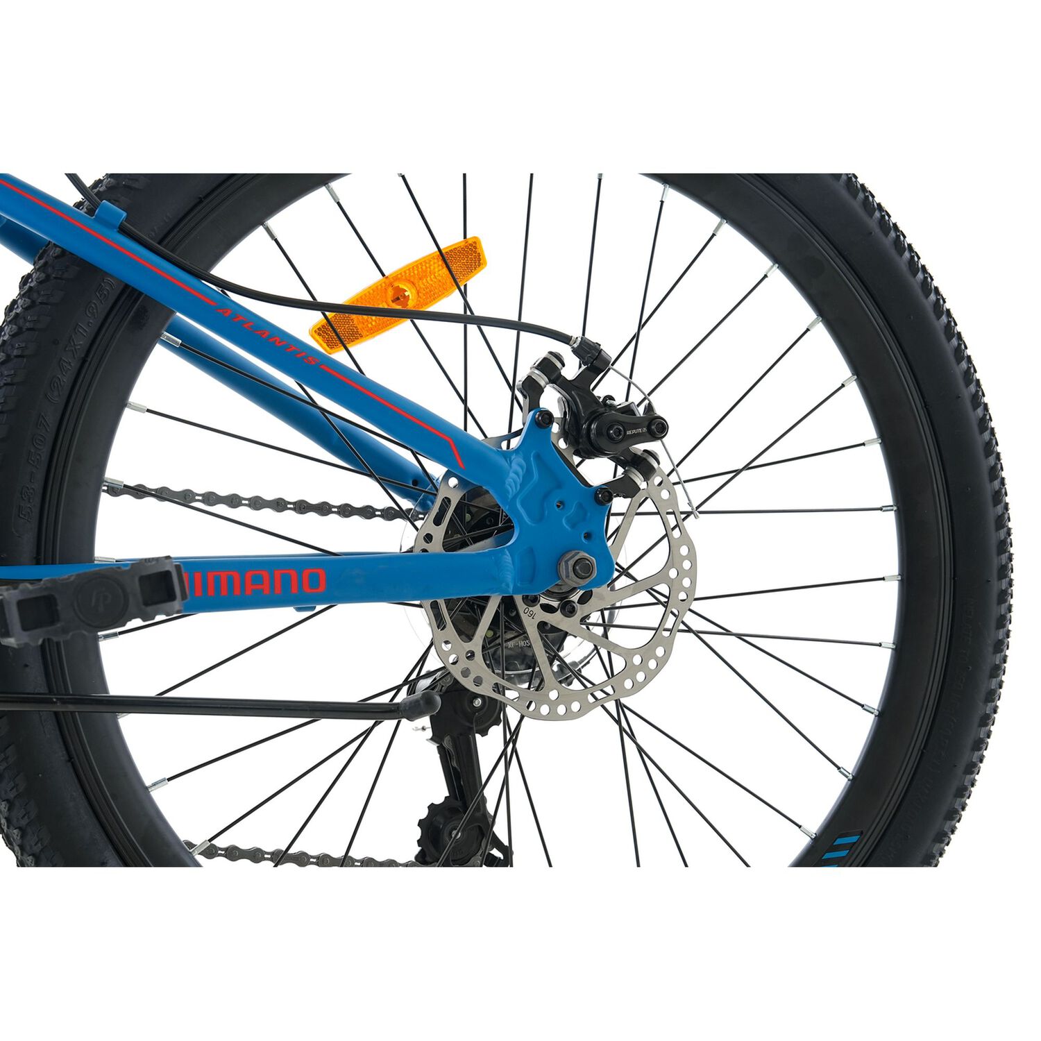 Bicicleta Totem Mtb Aro 24 Modelo Atlantis Azul image number 5.0