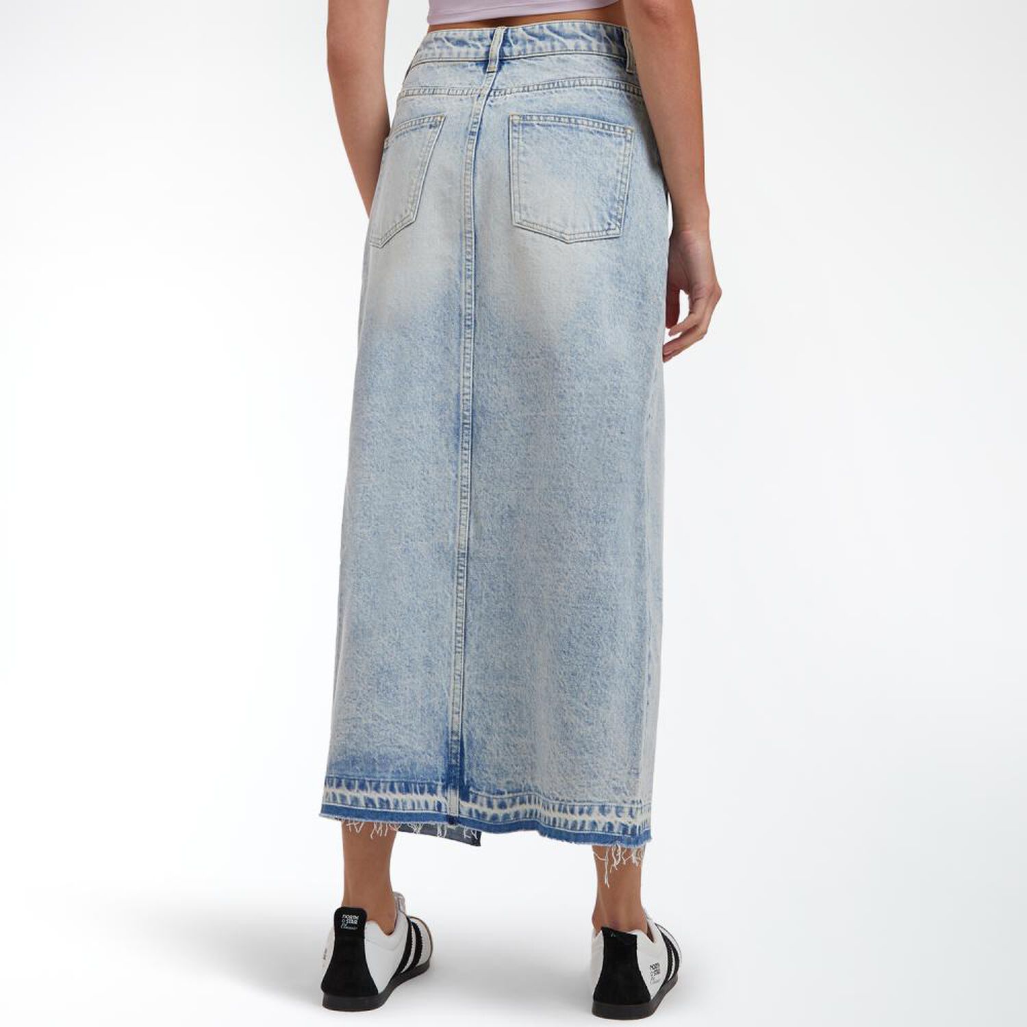 Falda Denim Tiro Medio Midi Mujer Freedom image number 3.0
