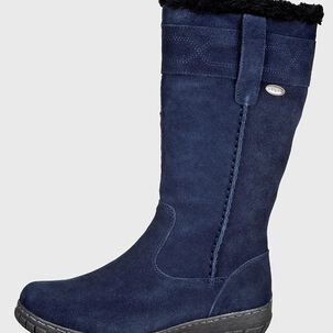 Bota Cuero Focia Azul