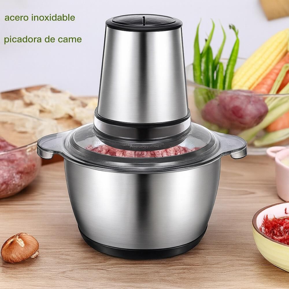 Triturador Procesador De Alimentos Electrico 5 Litros 500w Picador image number 2.0