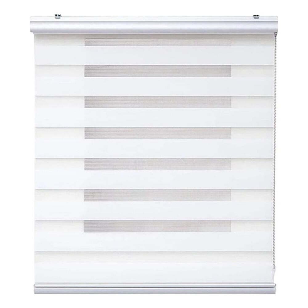 Cortina Roller Duo Zebra 100x180cm Blanco Decorativa image number 0.0