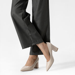 Zapato Taco Charol Puntiagudo Moda Mujer Weide You526