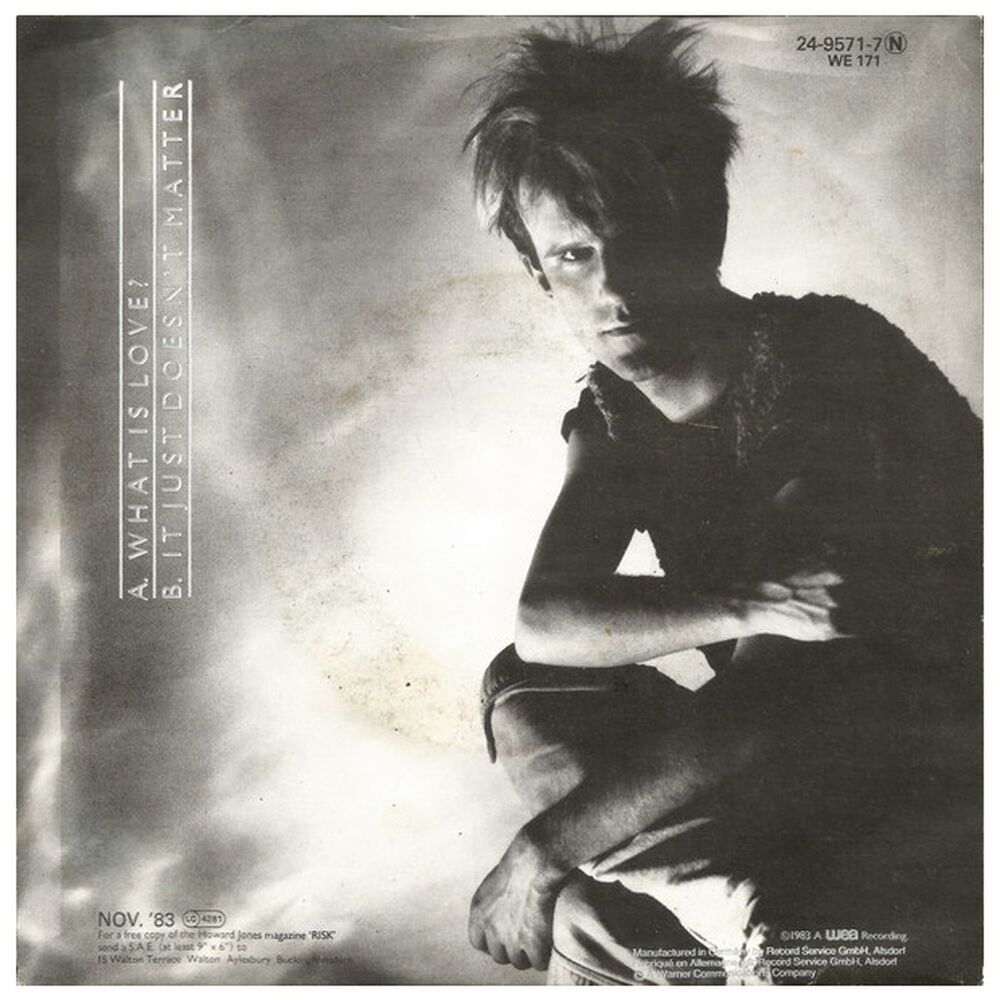 Howard Jones - What Is Love | 7'' Single Vinilo Usado image number 1.0