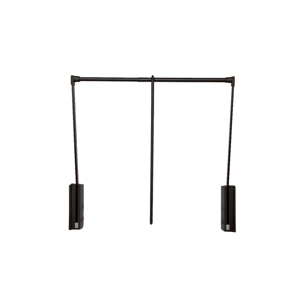 Elevador Barra Closet 770-1200 Mm Servetto Negro image number 1.0