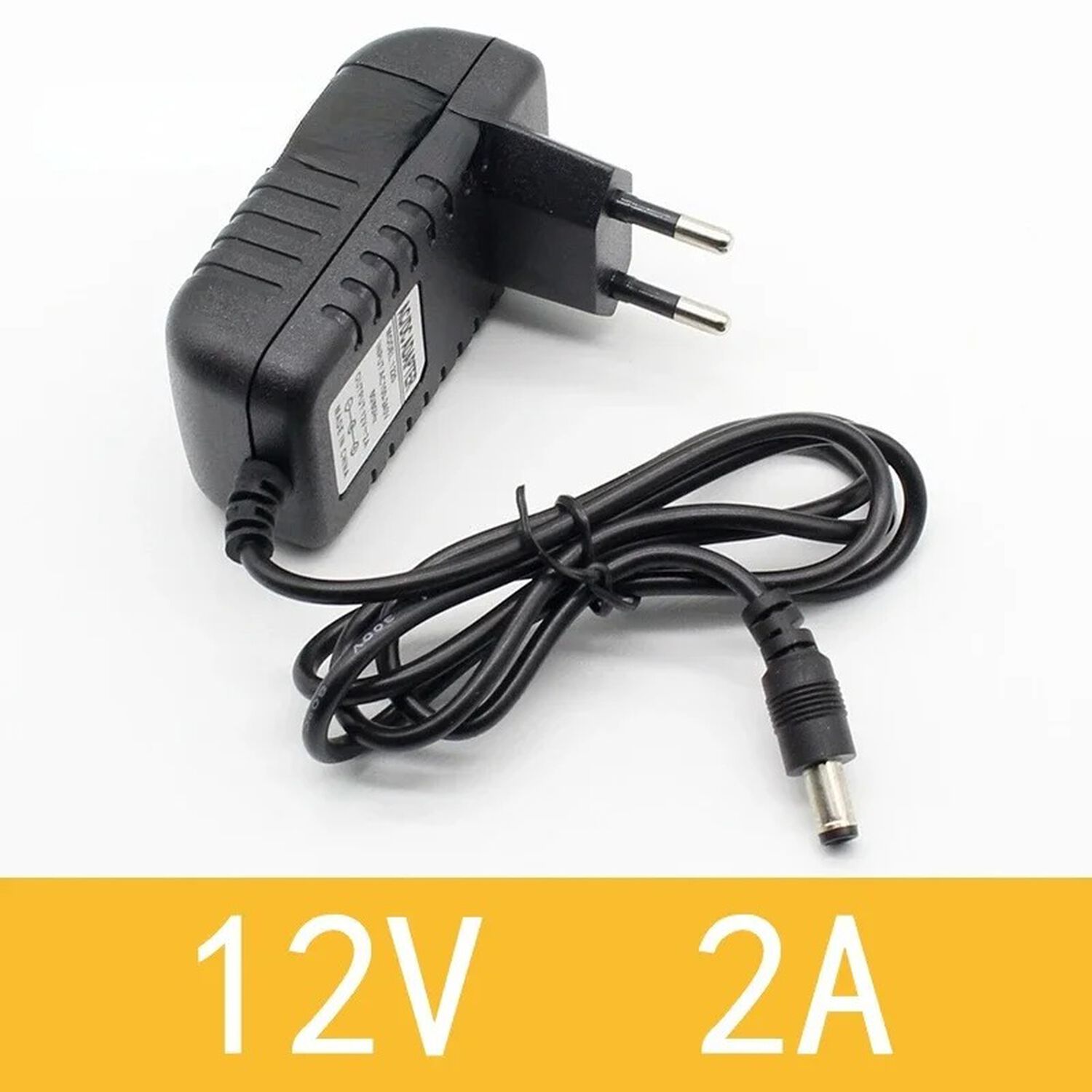 Cargador 12v 2a Para Routers, Consolas, Modem Punta Redonda 2 En 1 Fina Y Normal Adaptador De Poder image number 3.0