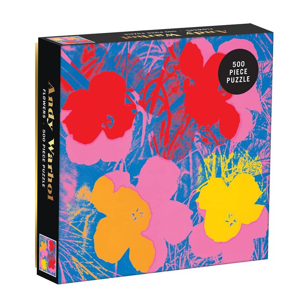 Puzzle 500pcs Flores De Andy Warhol Mudpuppy image number 1.0