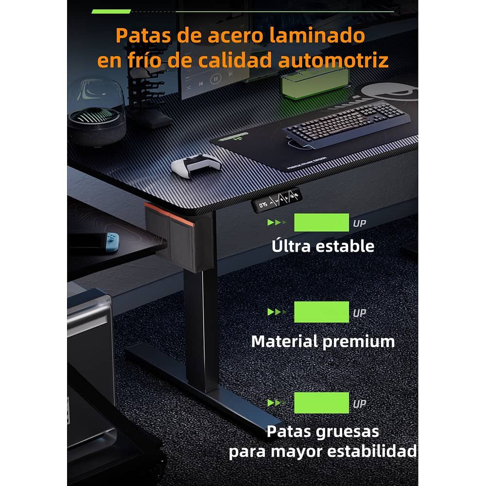 Escritorio El&eacute;ctrico Regulable Warrior 120cm Lubabycas image number 3.0