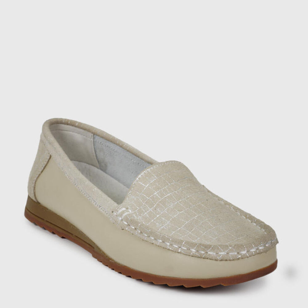 Mocasín Cuero Ethel Beige image number 3.0