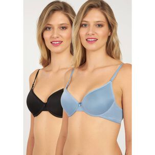 Pack 2x Sosten Push Up Microfibra P250.022-cel1 Kayser