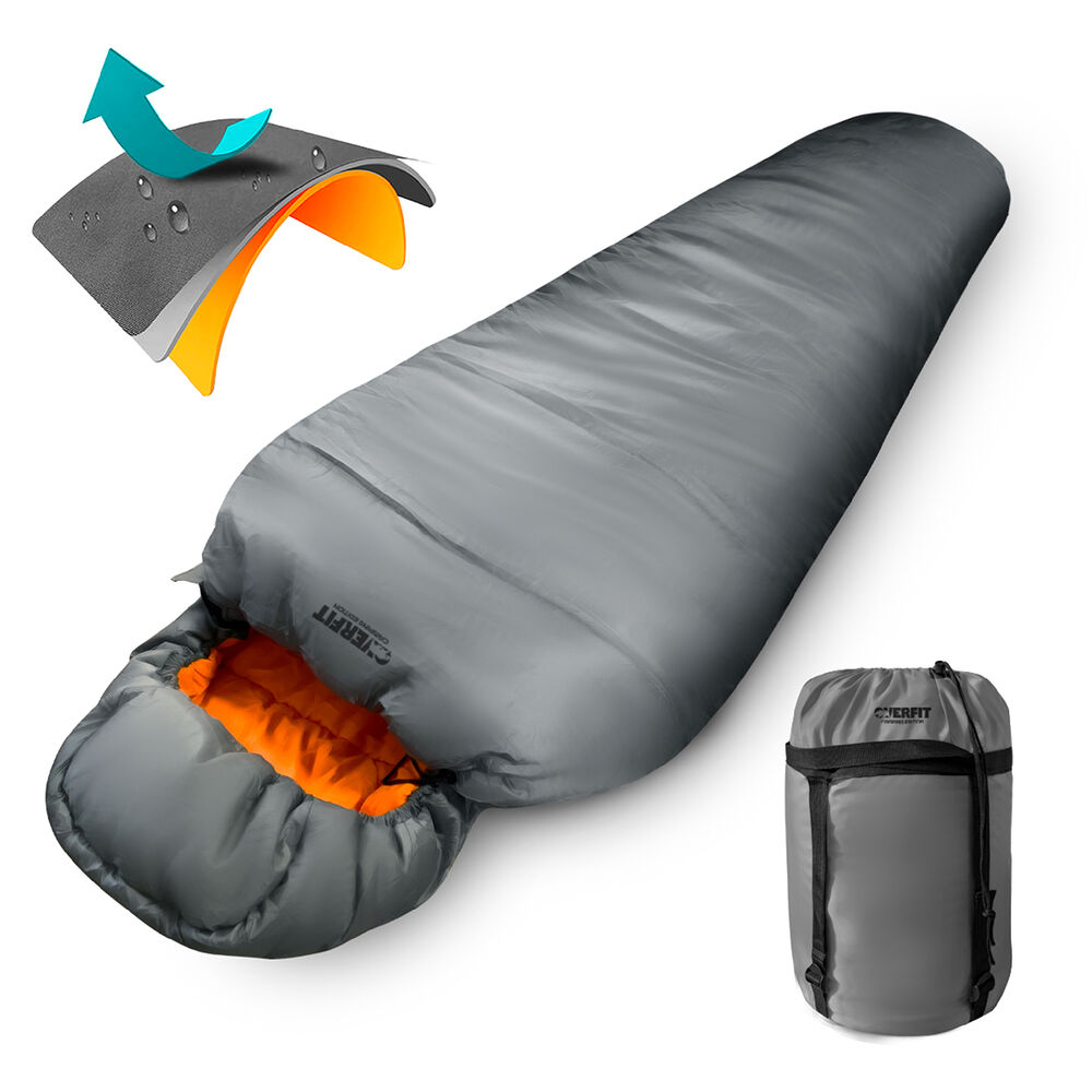 Saco De Dormir Termico 0 A 15 Grados Momia Overfit Camping image number 0.0