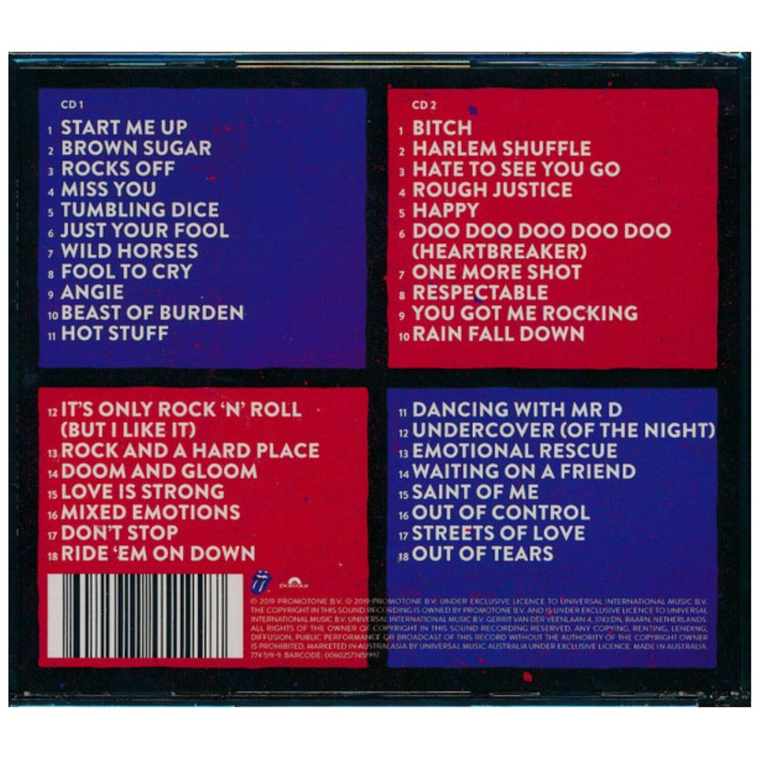 Rolling Stones - Honk Greatest Hits (2cd) | Cd image number 1.0