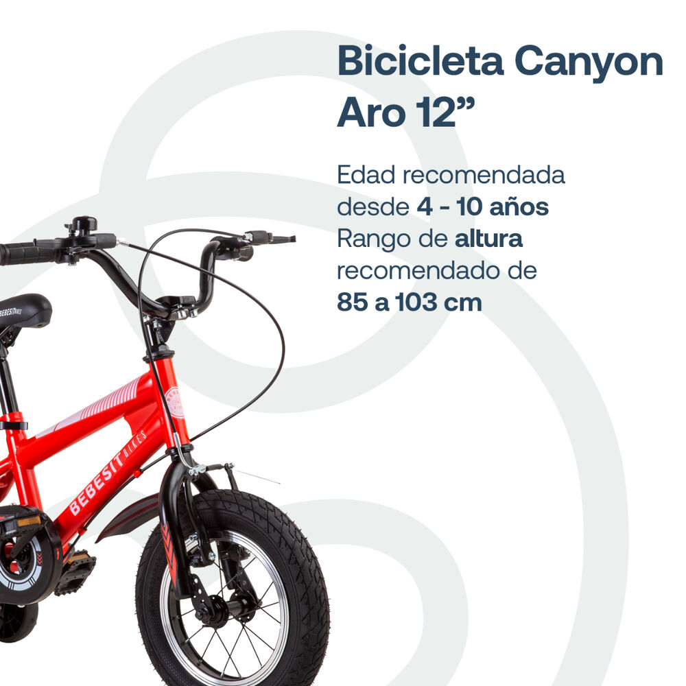 Bicicleta Infantil Canyon Aro 12 Roja Bebesit image number 1.0