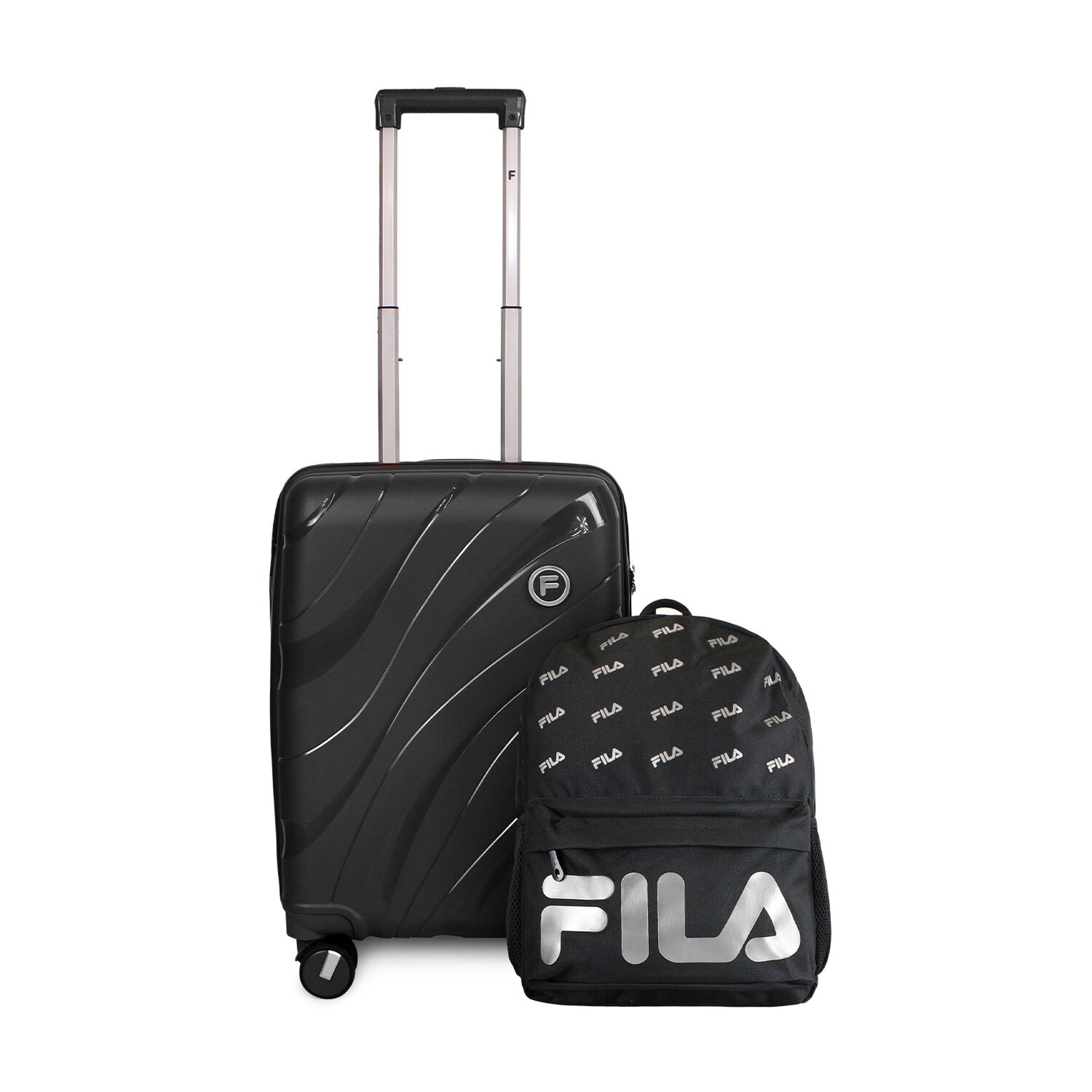 Pack Maleta Cabina S Lola 10kg + Mochila Urbanix Fila 10lts Negro-silver image number 0.0
