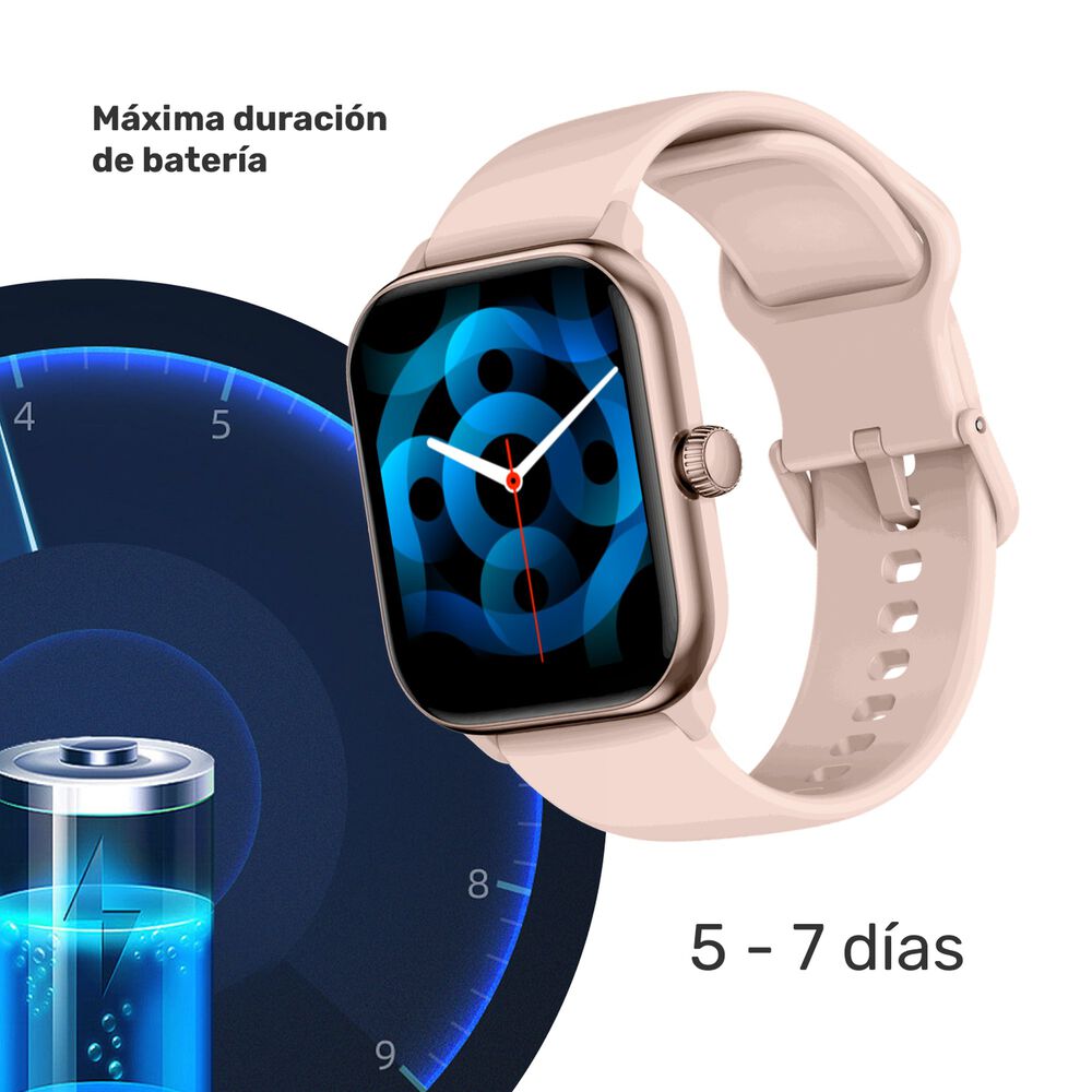 Reloj Smartwatch Music Rhythm X10 Pink 41mm image number 5.0