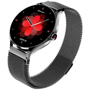 Smartwatch Aura 2 Met&aacute;lico Negro Waterproof 33 Mm Amoled