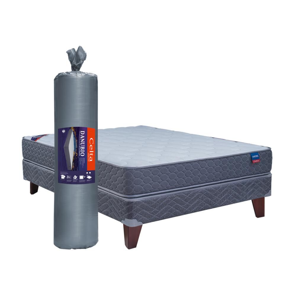 Cama Europea Celta Danubio / 2 Plazas / Base Normal / 190 Cm image number 0.0
