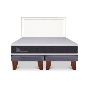 Cama Europea Cic New Ortopedic / King / Base Dividida + Respaldo