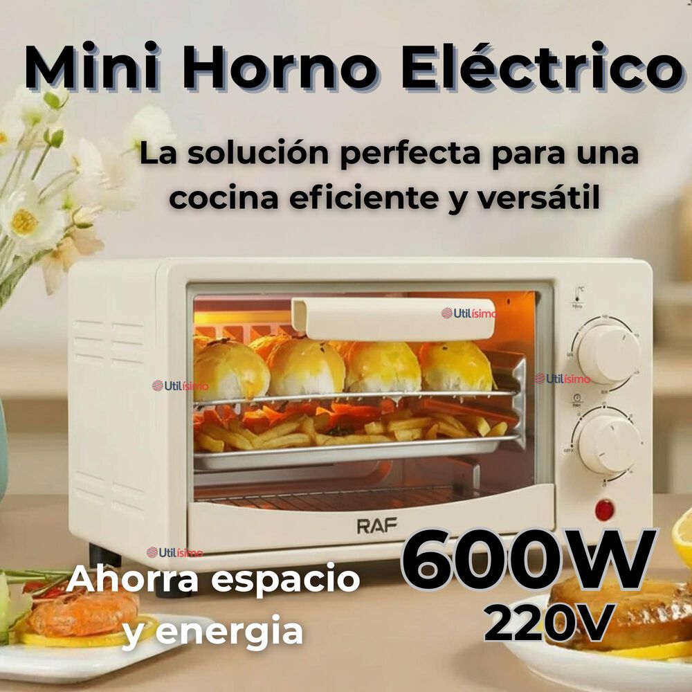 Mini Horno Eléctrico De Mesa 7 Litros Hornear Asar Y Tostar image number 1.0