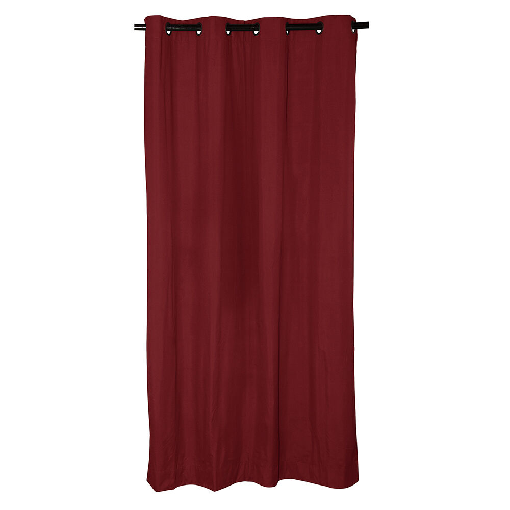 Set 2 Cortinas Bout Microfibra Rojo image number 1.0