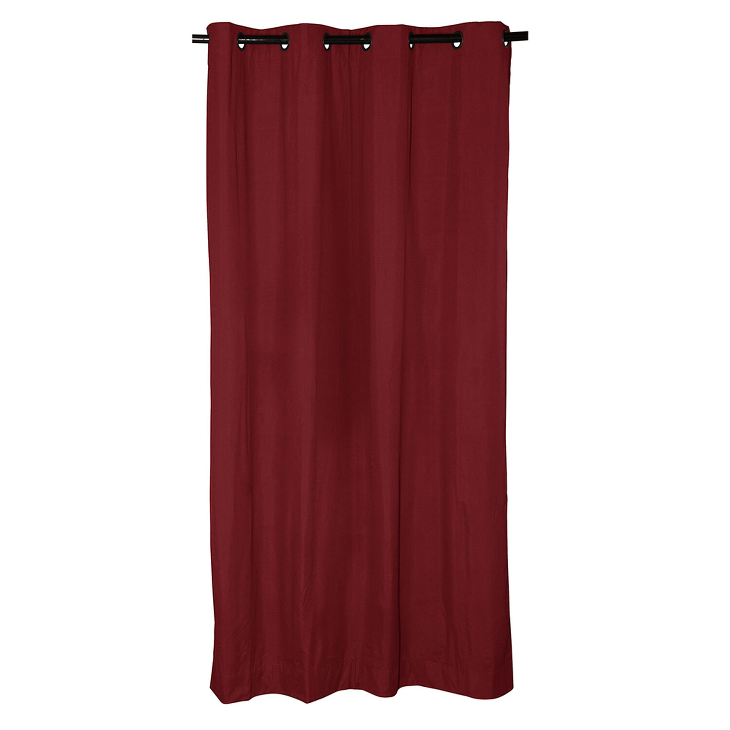 Set 2 Cortinas Bout Microfibra Rojo image number 1.0