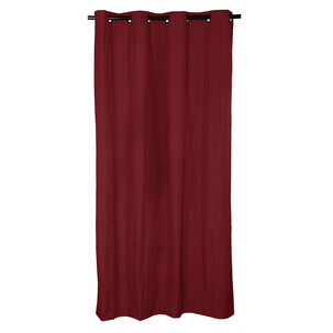 Set 2 Cortinas Bout Microfibra Rojo