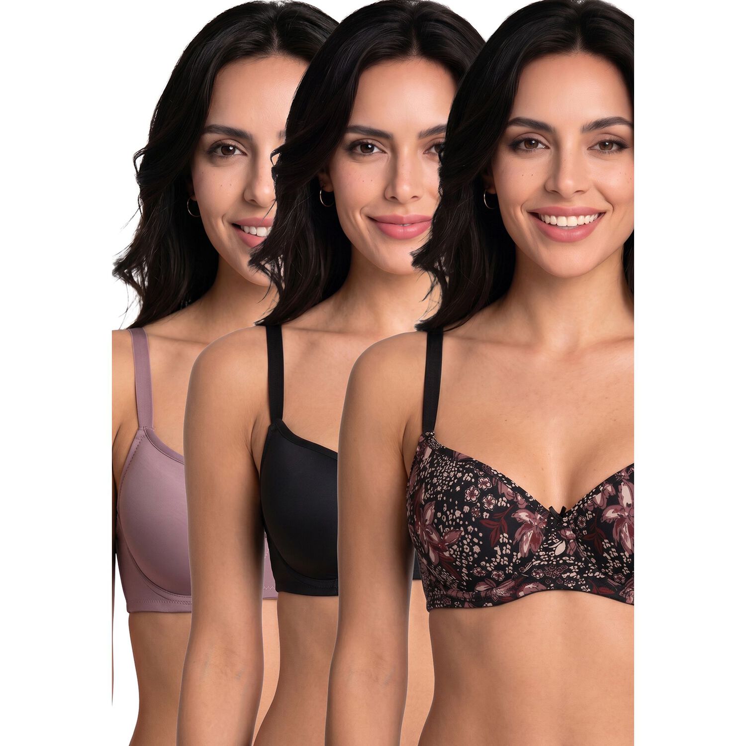 Pack 3 Sostenes Soft Mujer Kayser P350024-neg6 image number 0.0