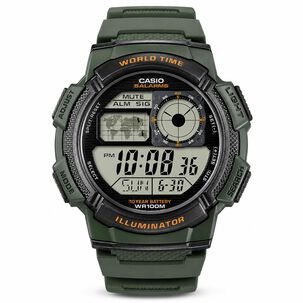 Reloj De Hombre Casio Musgo Ae-1000w-3avdf Classic Style
